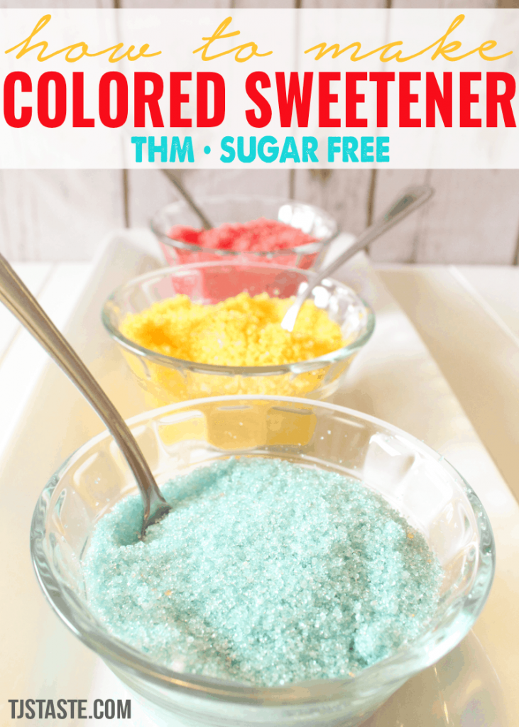 How to Make Colored Sweetener