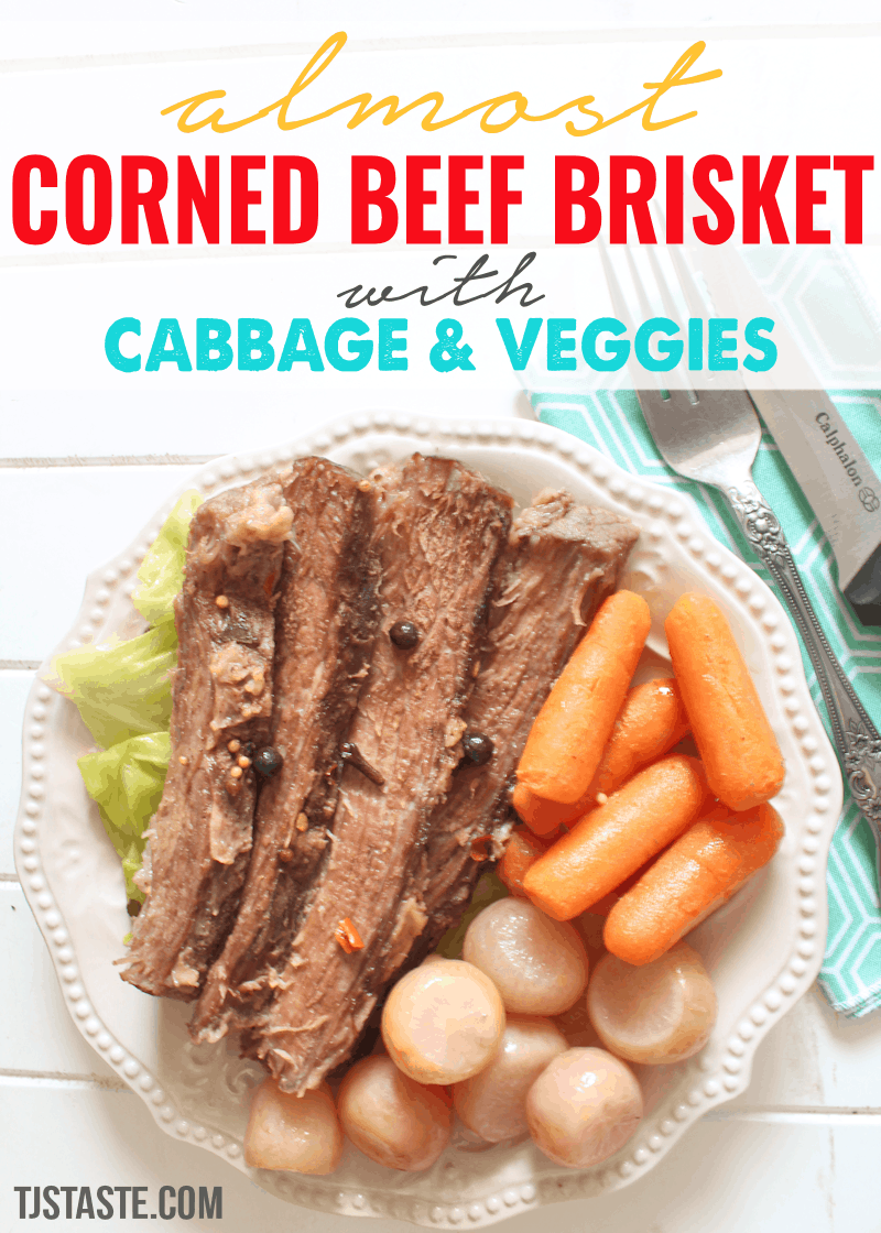 Almost Corned Beef Brisket with Cabbage and Veggies