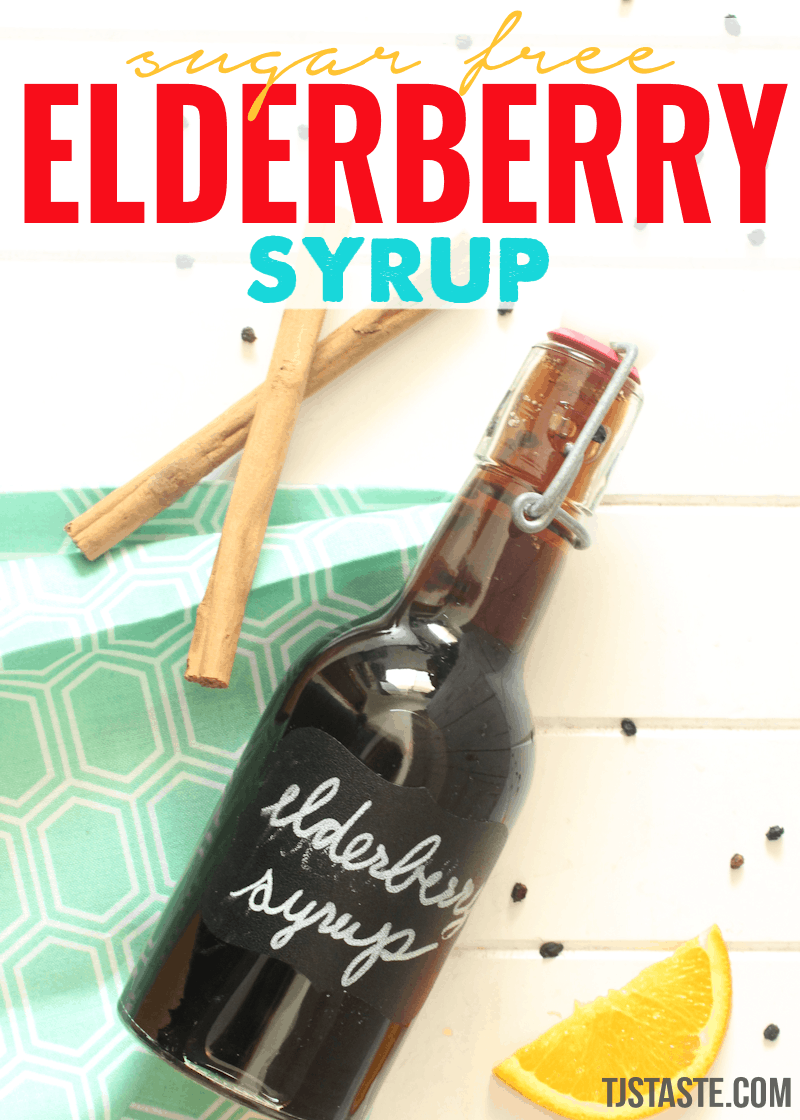 Sugar Free Elderberry Syrup