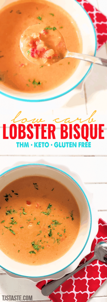Low Carb Lobster Bisque • THM • Keto • Gluten Free