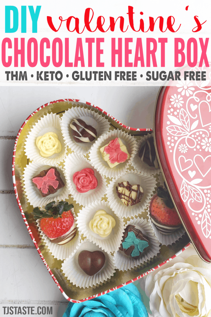 DIY Valentine's Chocolate Heart Box