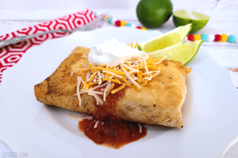 Low Carb Beef Chimichangas