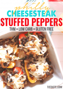 Philly Cheesesteak Stuffed Peppers