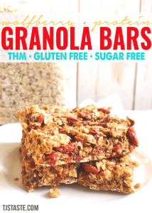 Wolfberry Protein Granola Bars