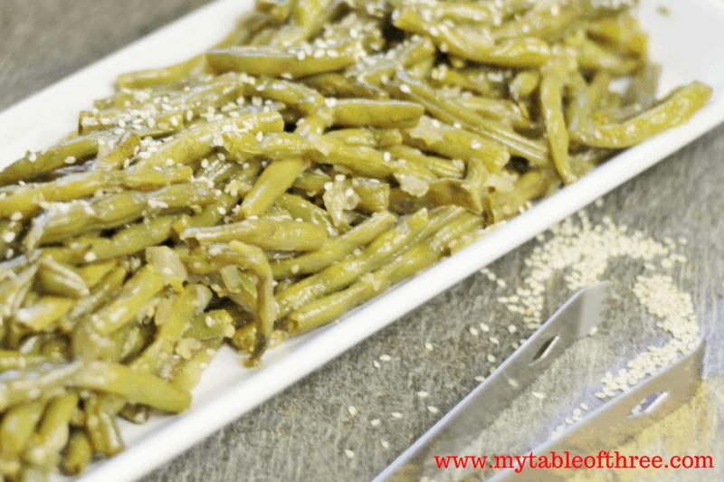 Asian Sesame Green Beans