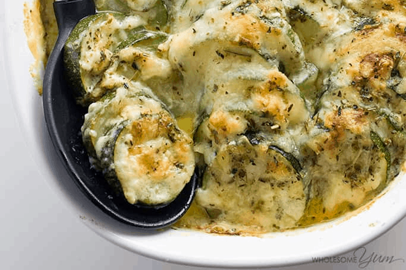 Cheesy Zucchini Gratin