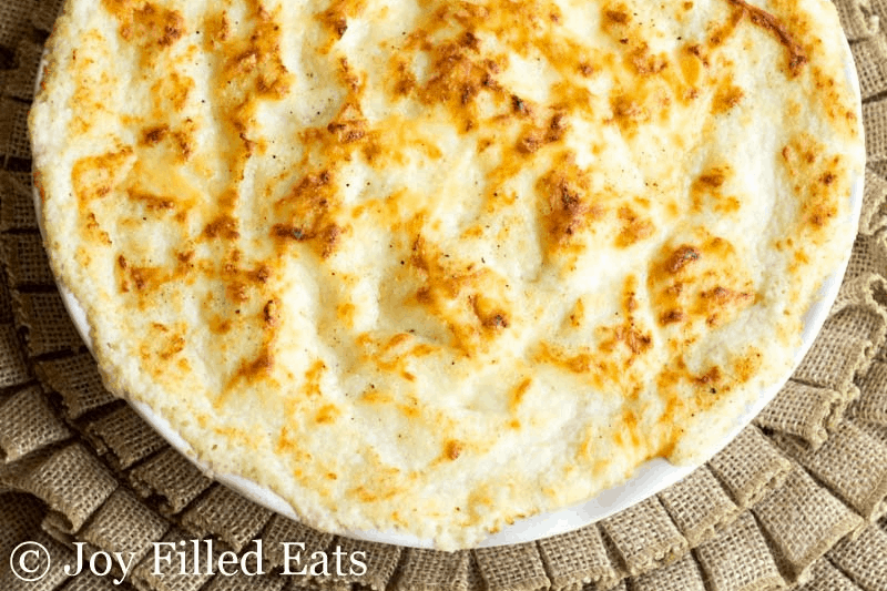 Cream Cheese Cauliflower Mashers with Asiago