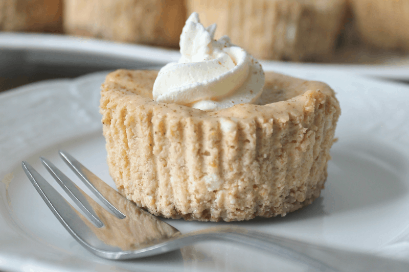 Mini Pumpkin Cheesecakes from Northern Nester