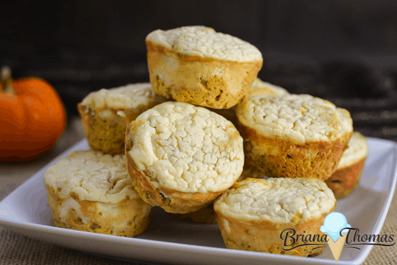 Pumpkin Cheesecake Muffins from Briana Thomas
