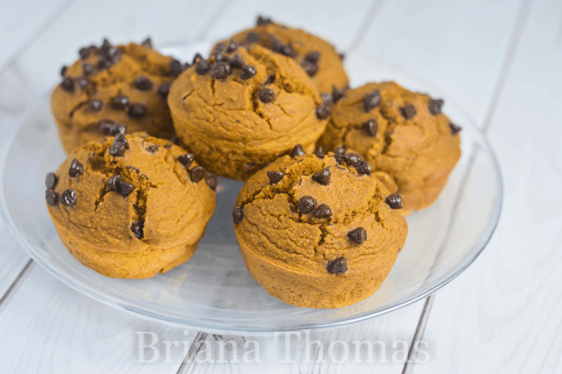 Pumpkin Chip Muffins from Briana Thomas