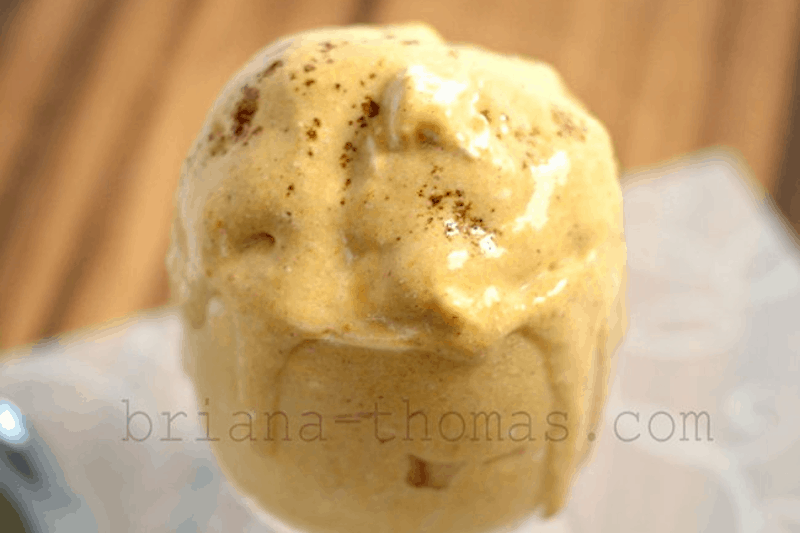 Pumpkin Spice Cheesecake Ice Cream from Briana Thomas