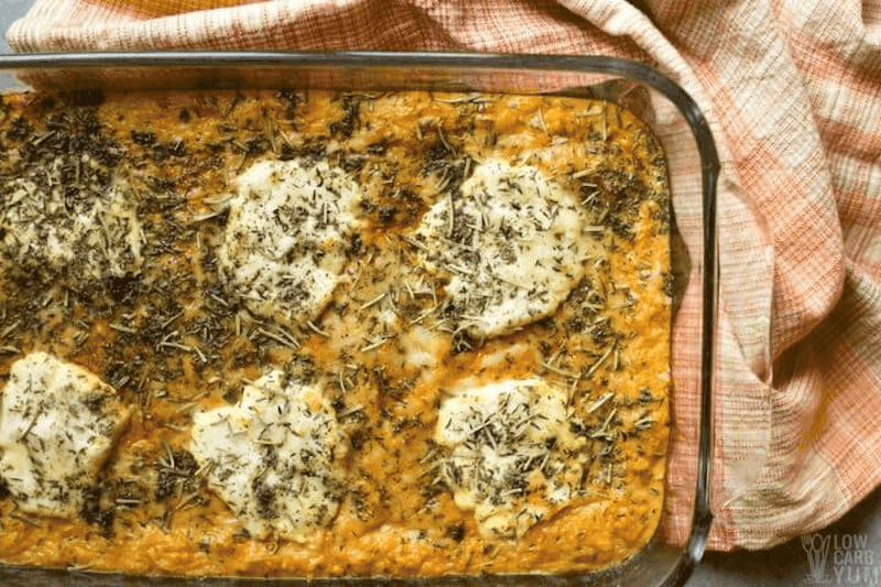 Savory Pumpkin Casserole from Low Carb Yum