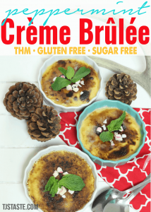 Peppermint Crème Brûlée