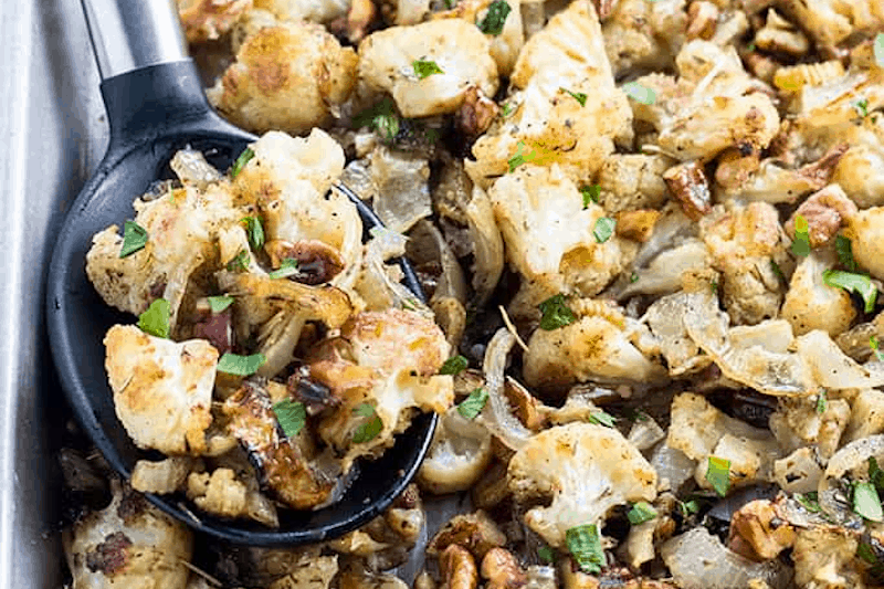 Low Carb Paleo Cauliflower Stuffing