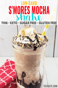 Low Carb S'Mores Mocha Shake