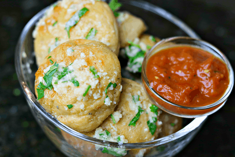 Parmesan Garlic Bread Bites