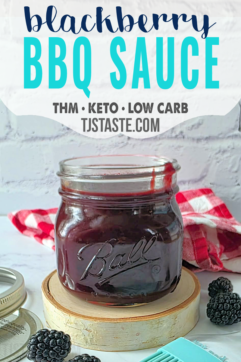 Sugar Free Blackberry BBQ Sauce Title